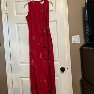 Long Linen Barry Bricken dress